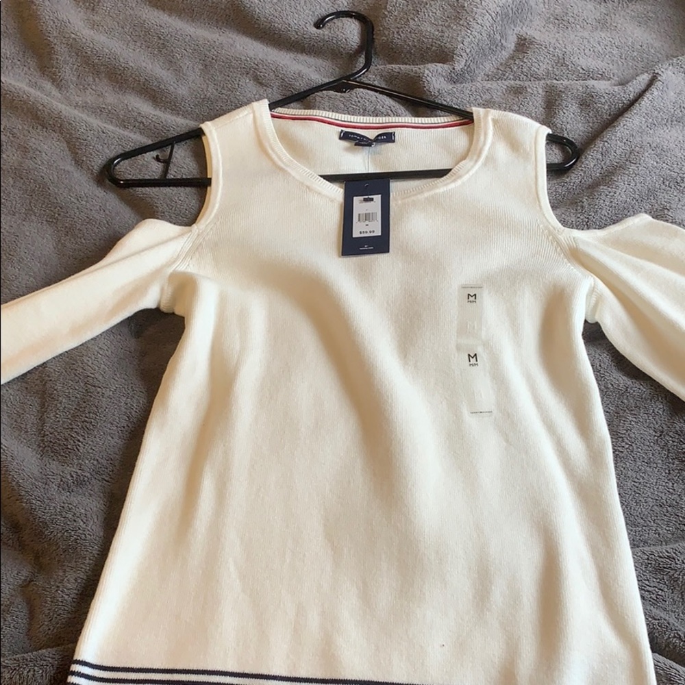 Off the shoulder sweater